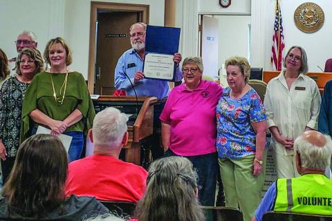 Historical commission receives Distinguished Service Award from state