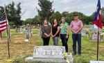 DRT chapter hosts cemetery marker ceremony