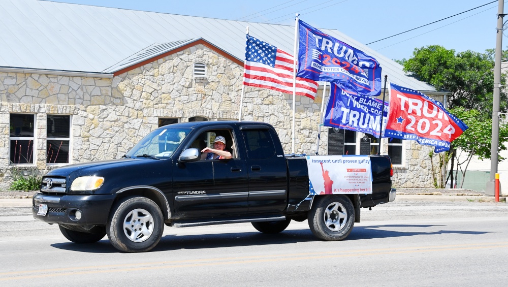 Trump Train treads Main Street Bandera Bulletin